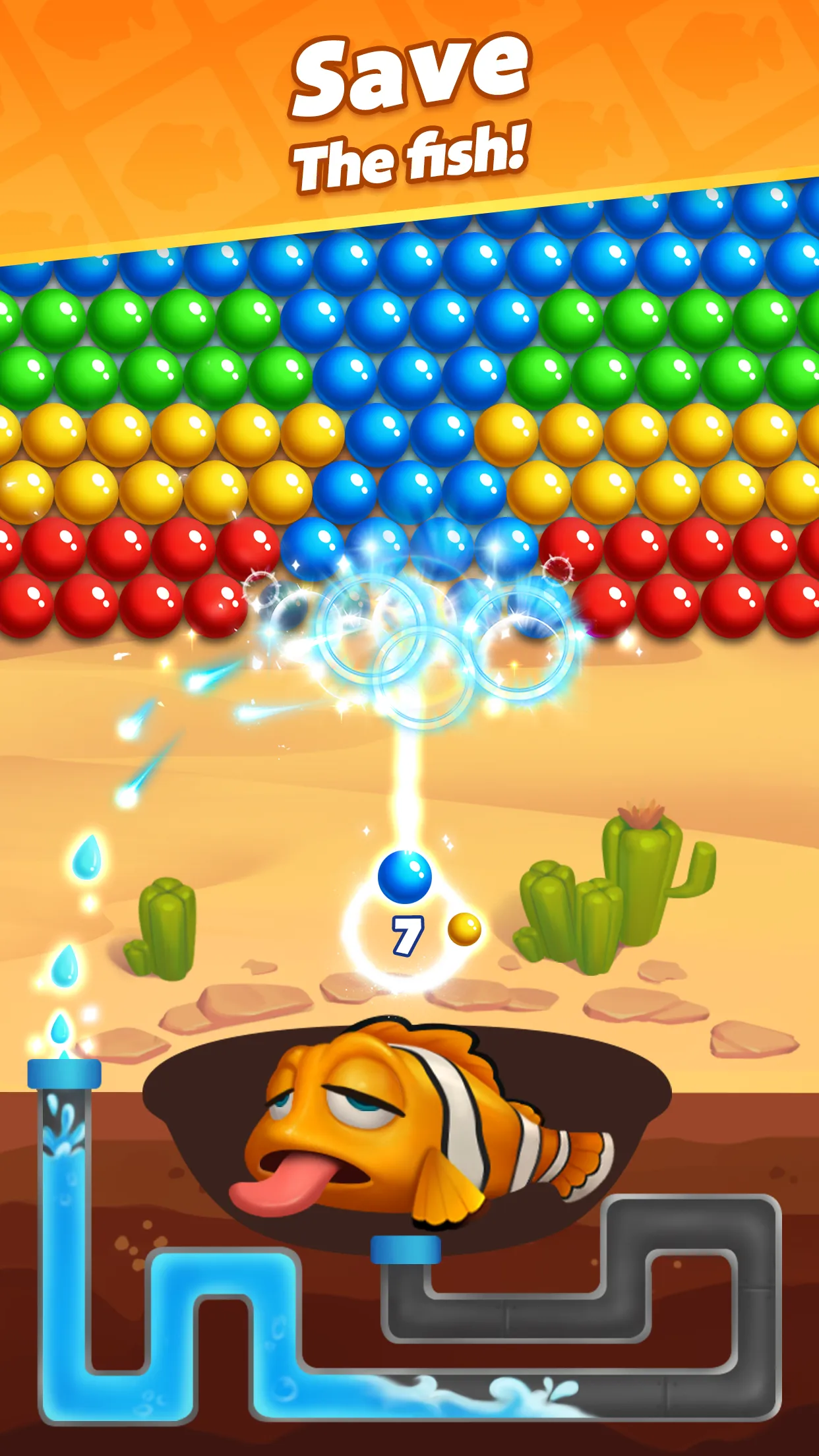 Bubble Shooter Ocean Pop | Indus Appstore | Screenshot