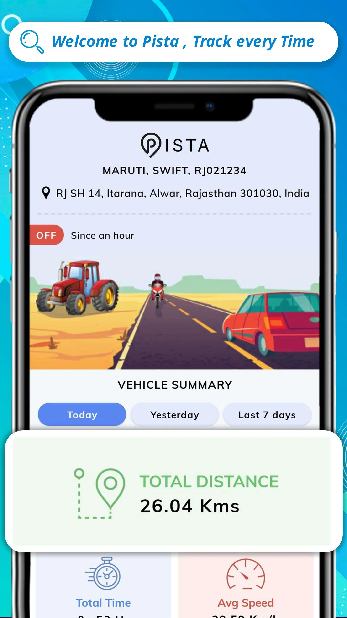 PISTA GPS Tracker | Indus Appstore | Screenshot