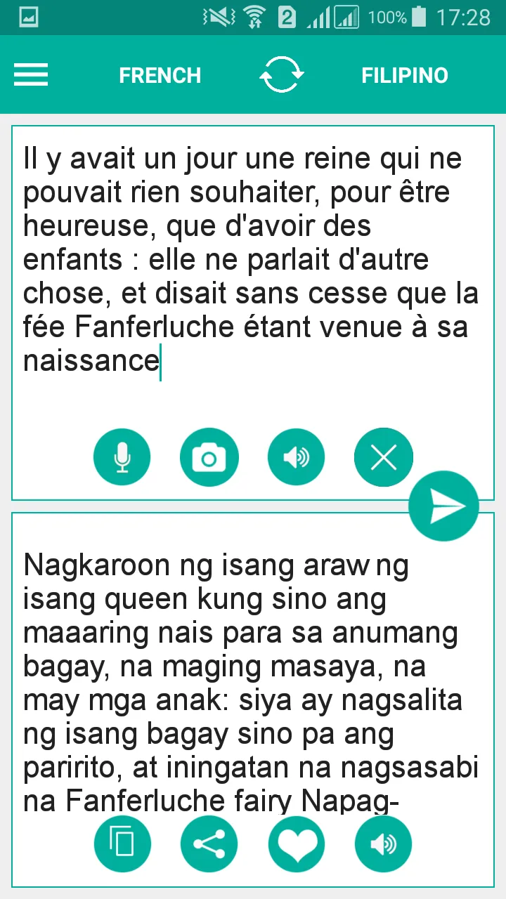 Filipino French Translator | Indus Appstore | Screenshot