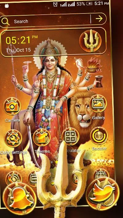 Maa Durga Launcher Theme | Indus Appstore | Screenshot