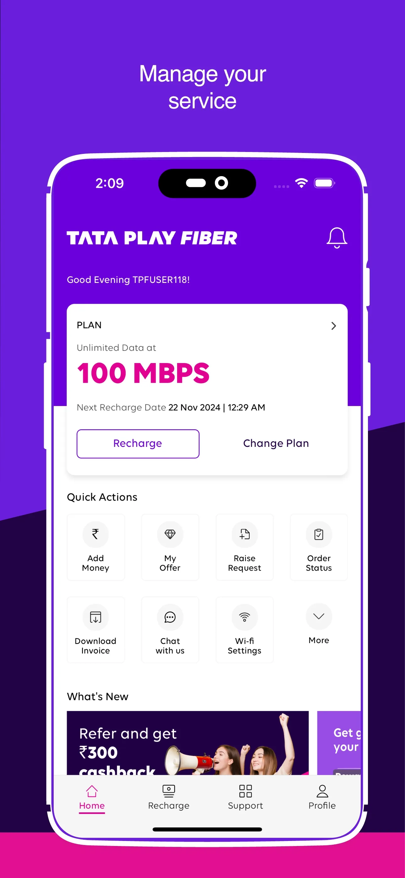 Tata Play Fiber | Indus Appstore | Screenshot