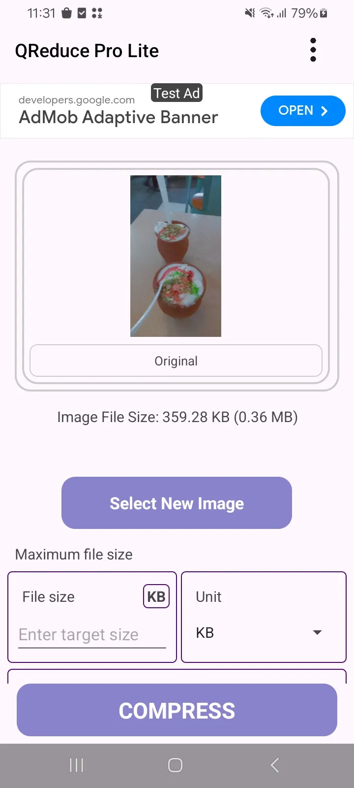 QReduce Pro Lite | Indus Appstore | Screenshot