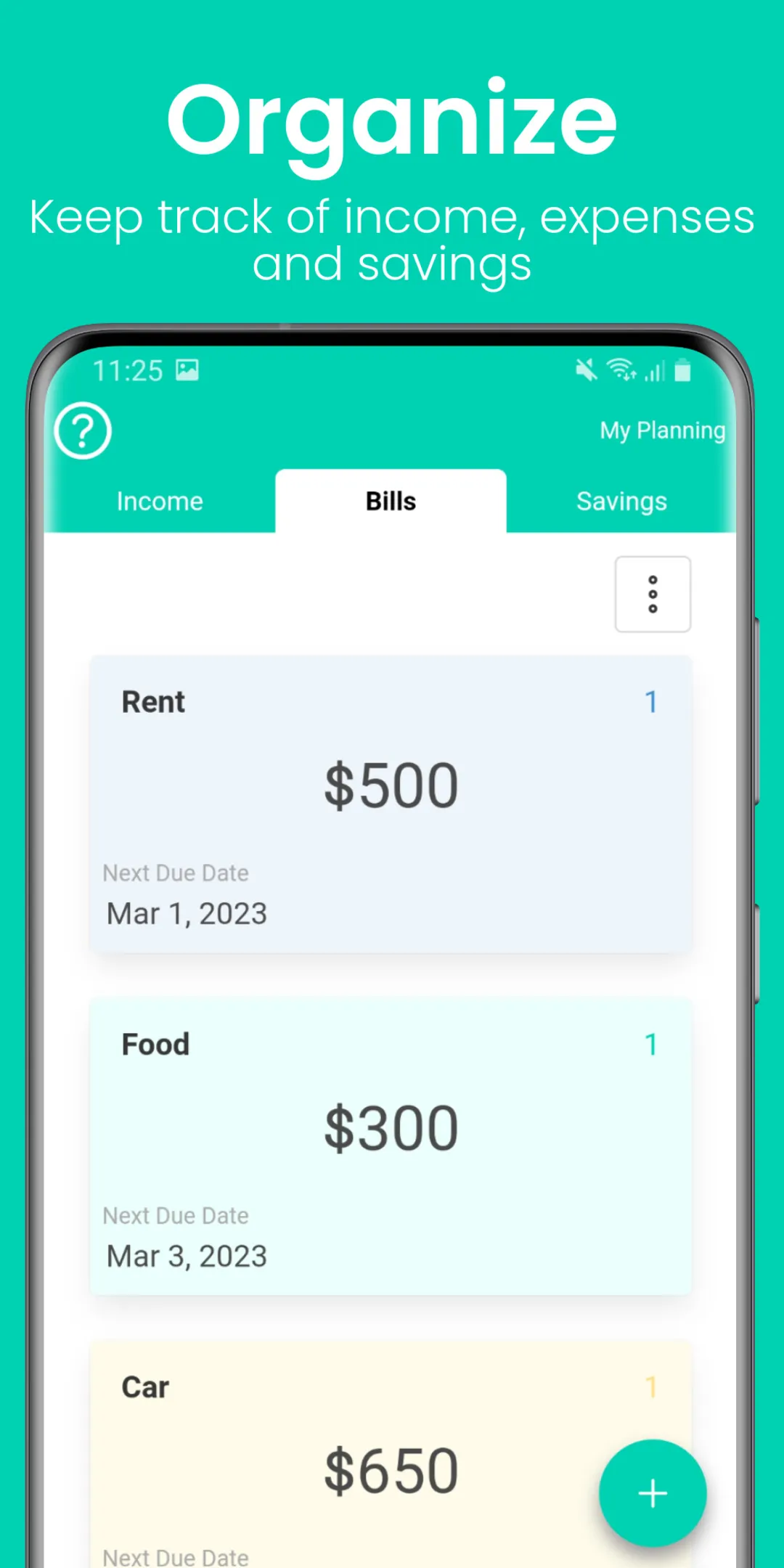 Monthly Bill Planner | Indus Appstore | Screenshot