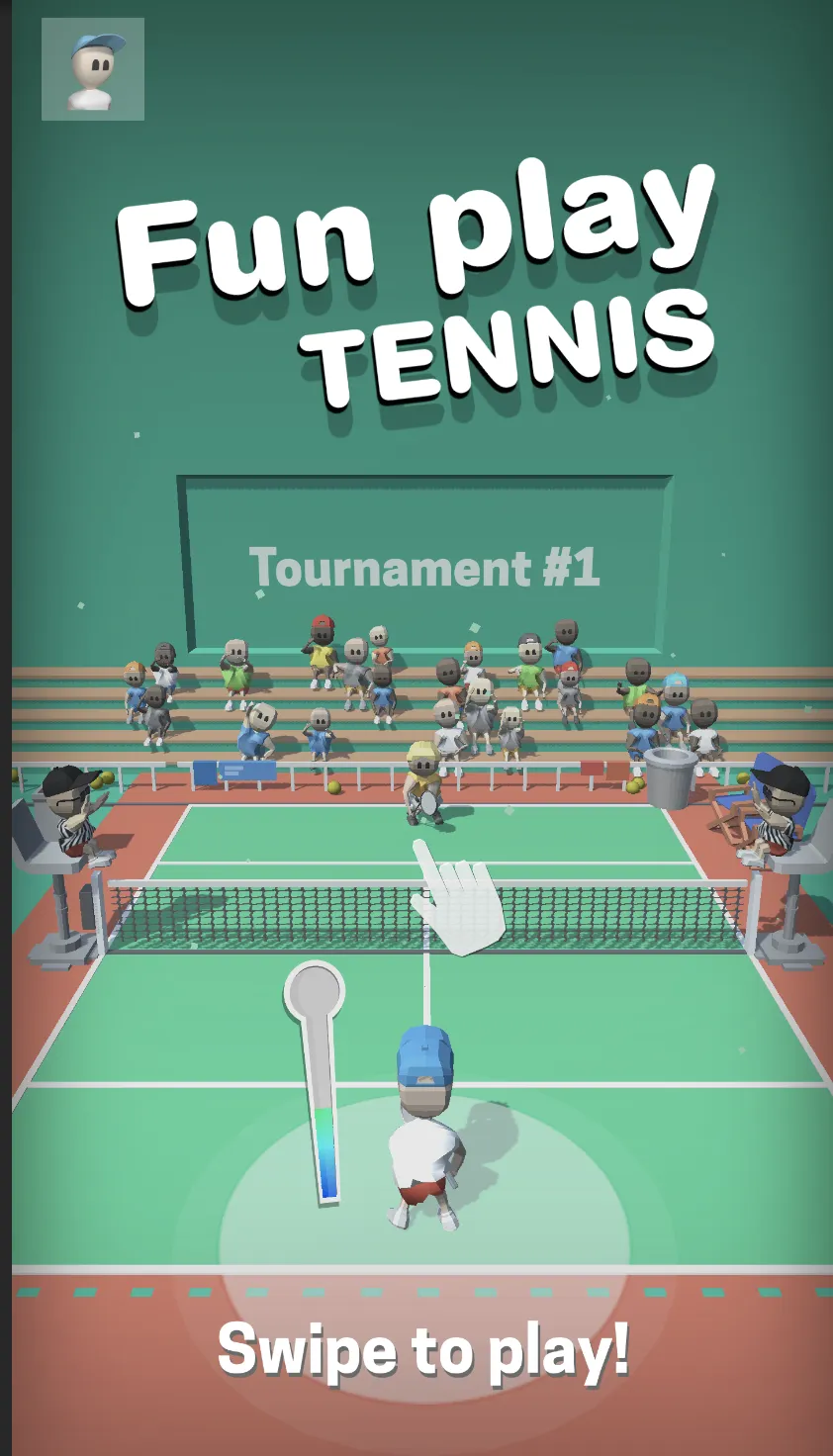 Fun play Tennis 3D | Indus Appstore | Screenshot