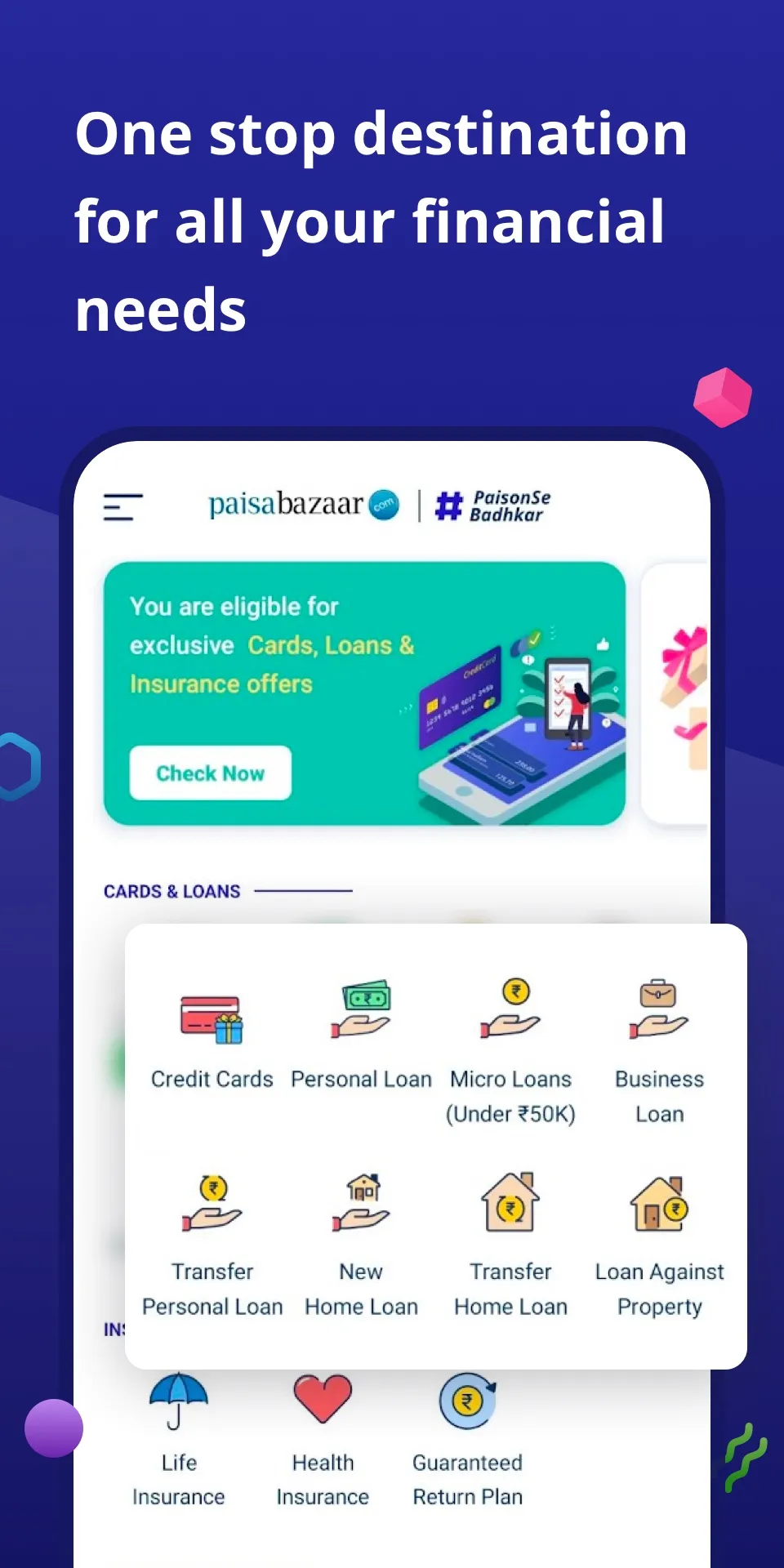CreditScore, CreditCard, Loans | Indus Appstore | Screenshot