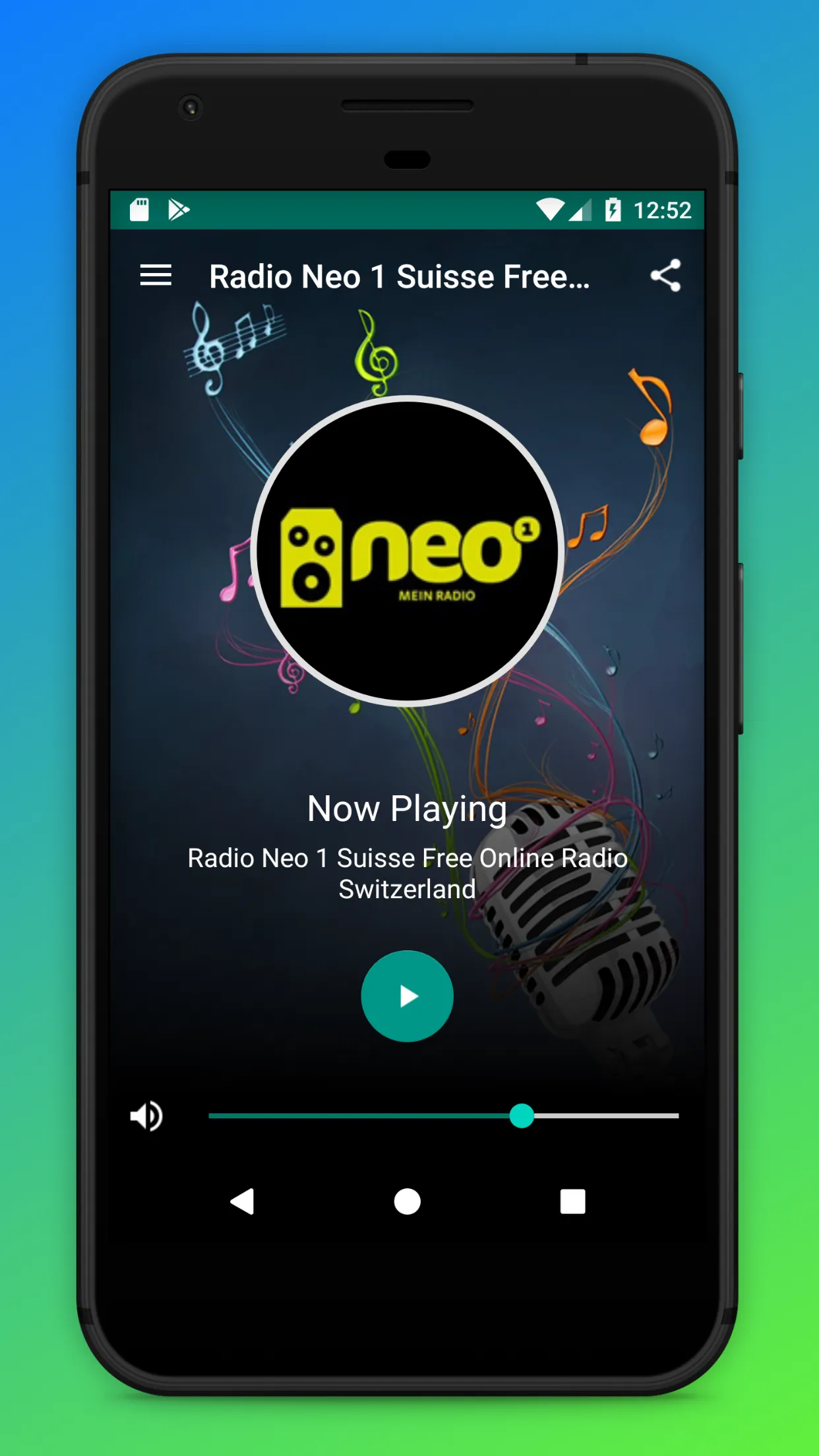 Neo 1 Radio App Schweiz Online | Indus Appstore | Screenshot