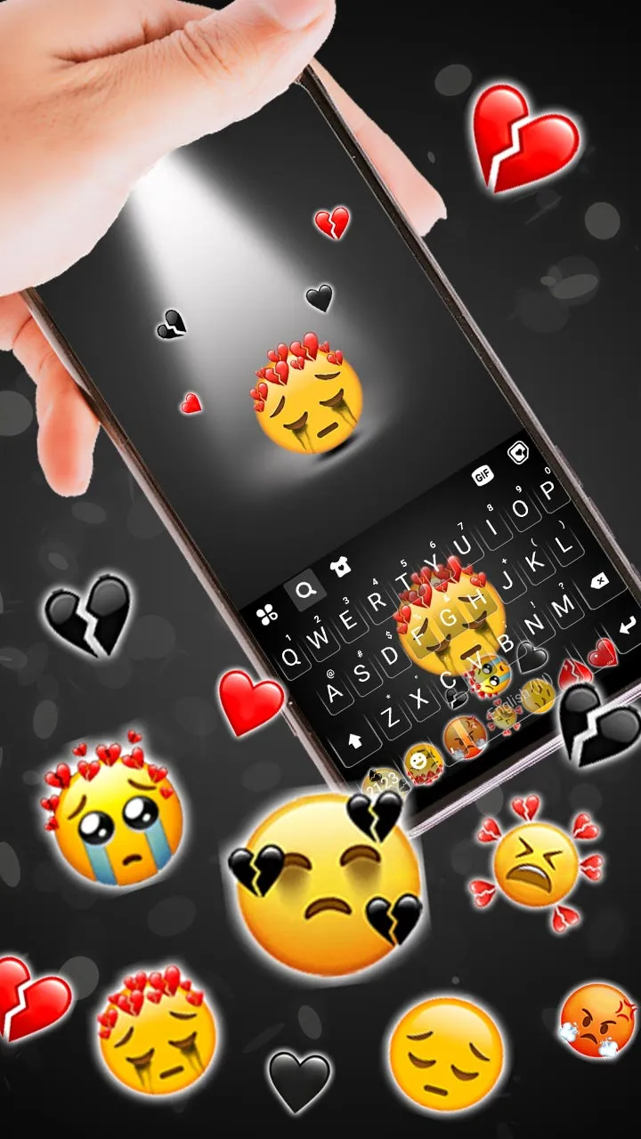 Sad Emojis Gravity Theme | Indus Appstore | Screenshot