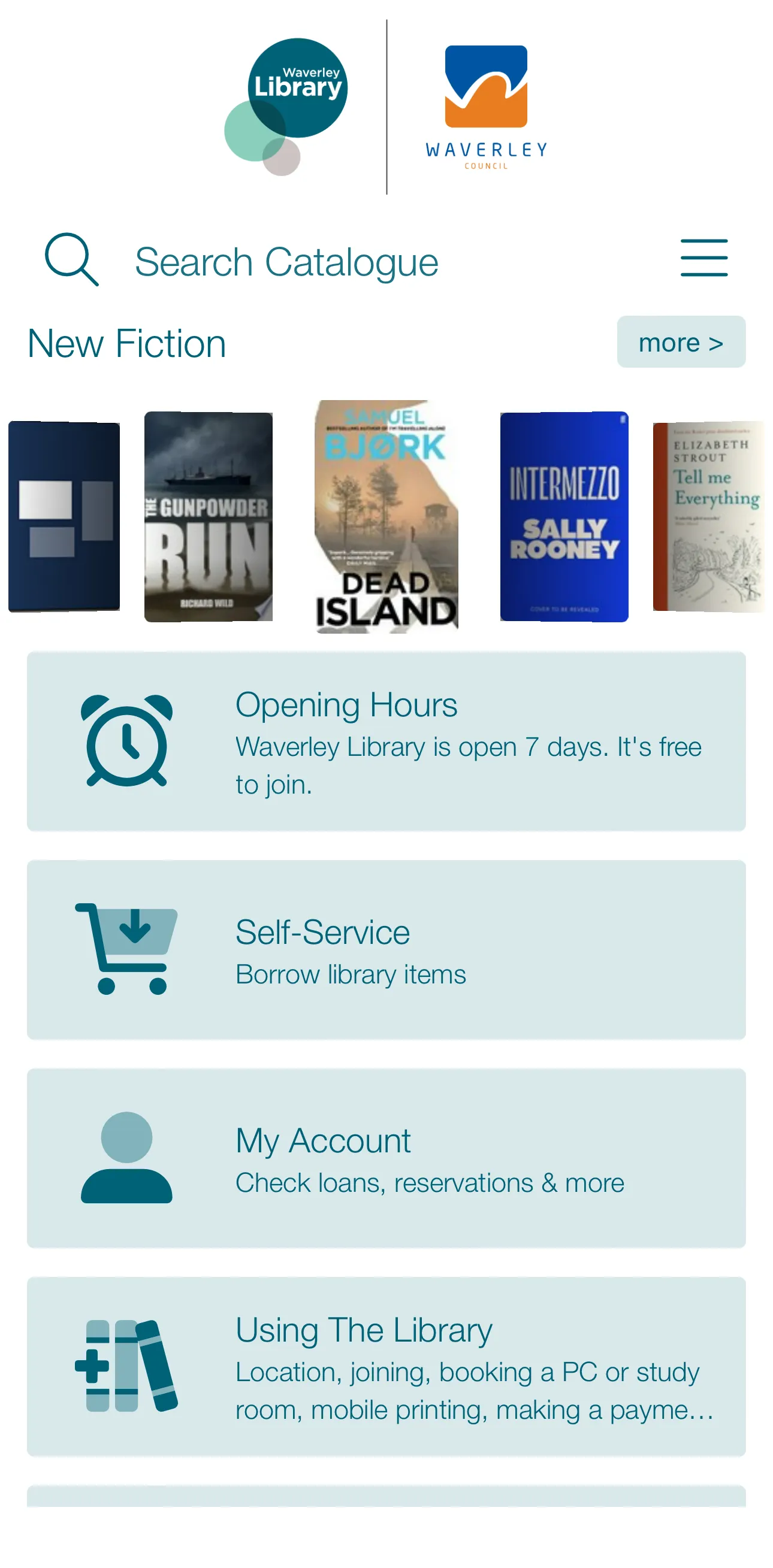 Waverley Library App | Indus Appstore | Screenshot