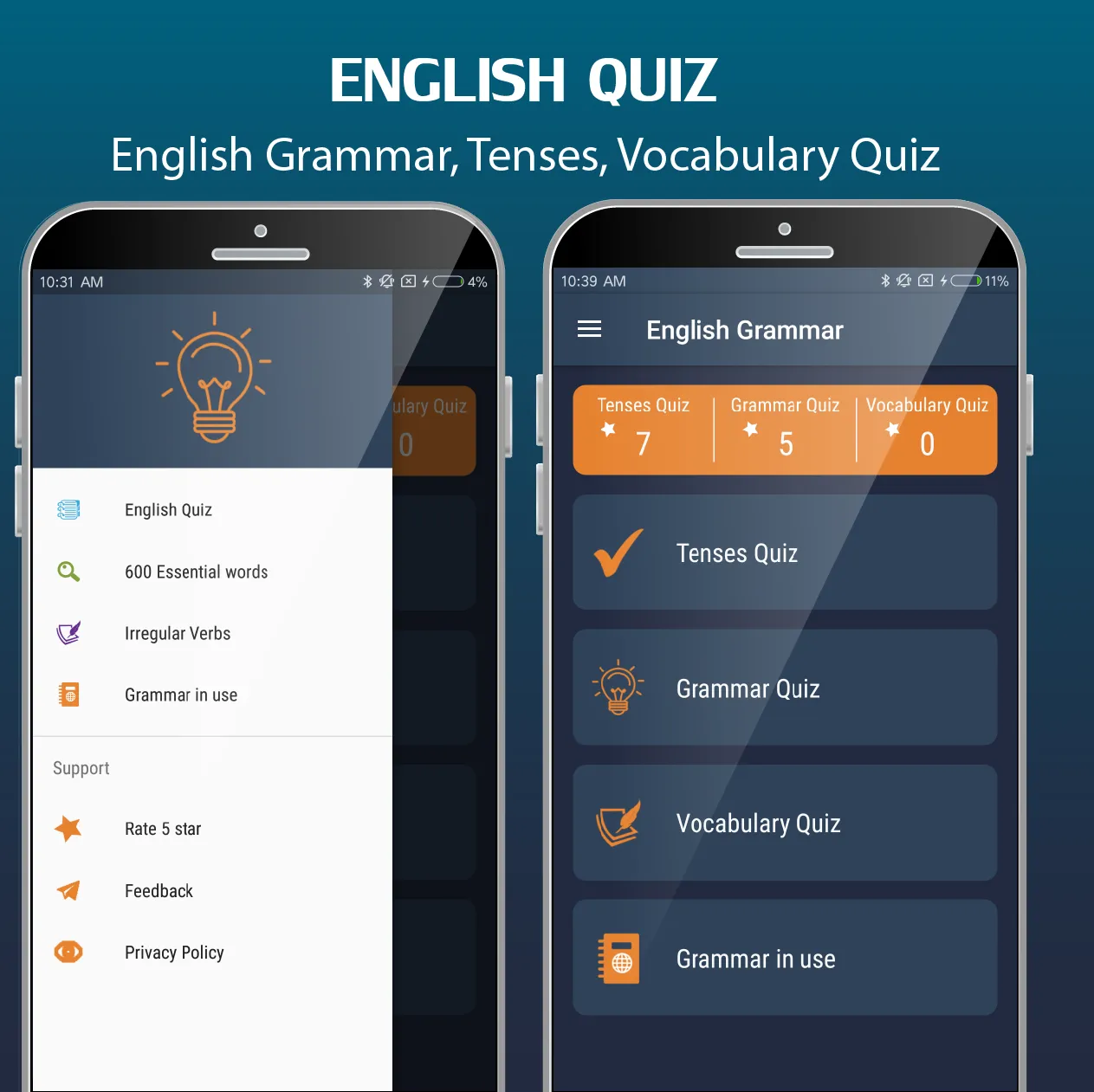 English Practice Test - Quiz | Indus Appstore | Screenshot