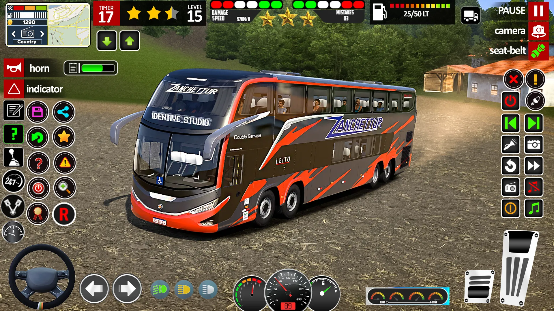 Offroad Bus Driving Bus Sim 3D | Indus Appstore | Screenshot