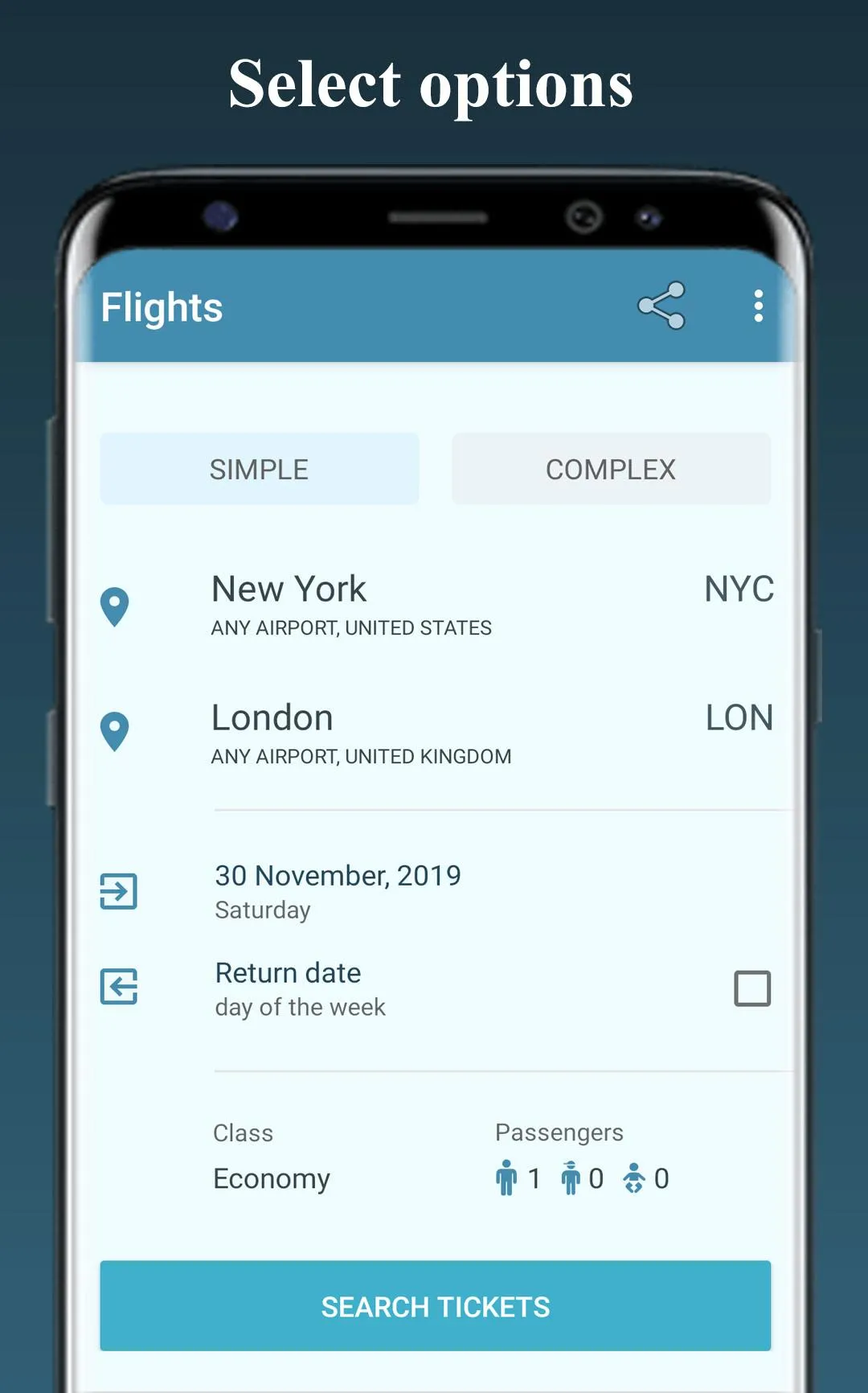 Cheap Flights | Indus Appstore | Screenshot