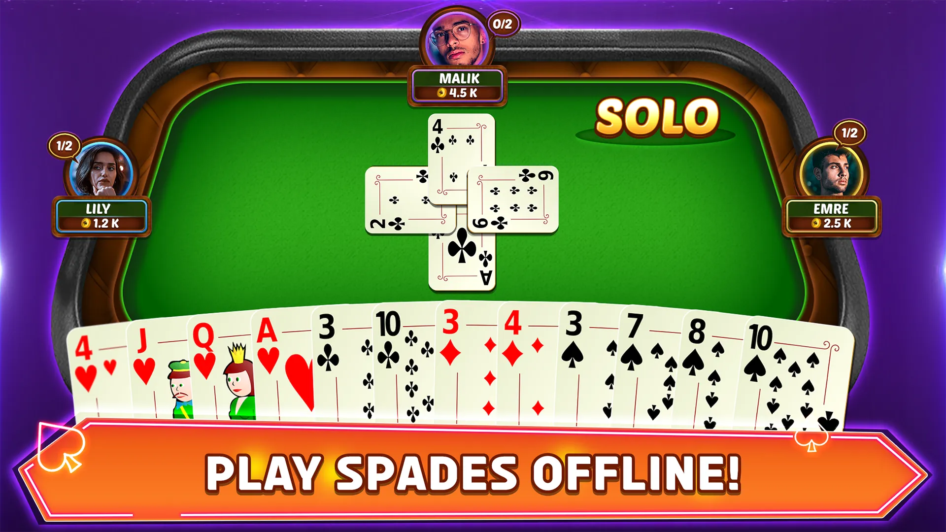 Spades - Offline | Indus Appstore | Screenshot