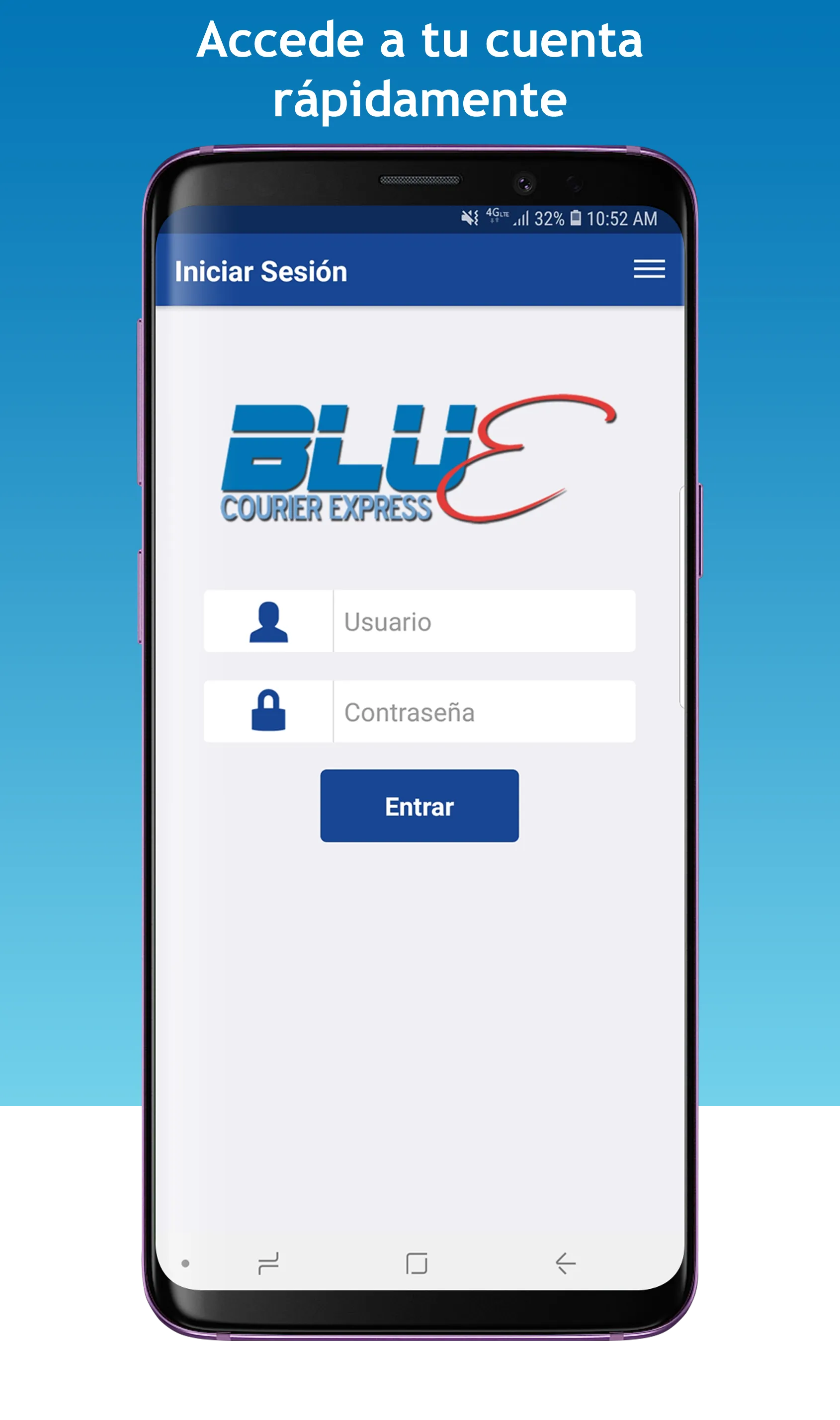 Blue Courier Express | Indus Appstore | Screenshot