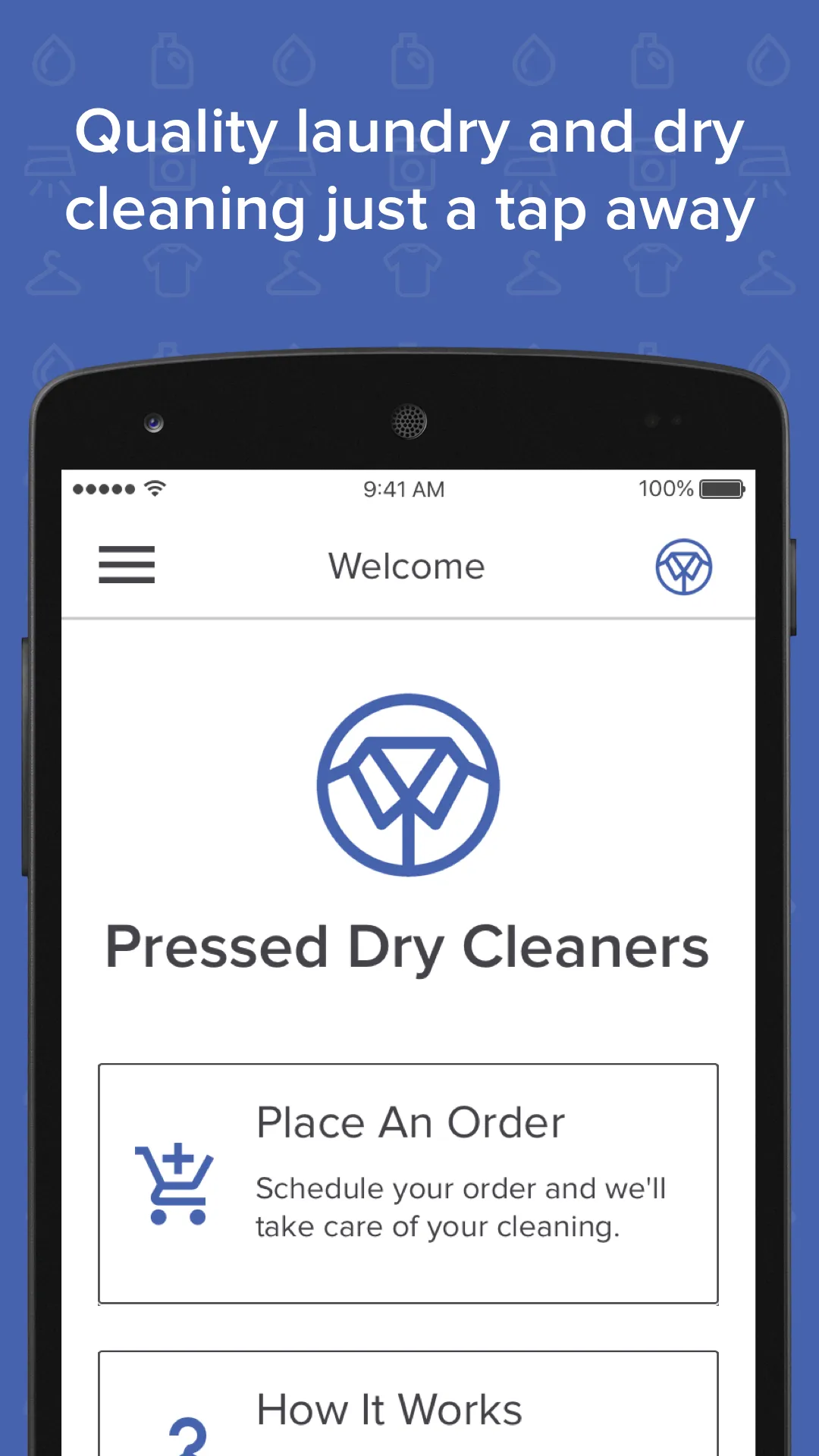 Pressed Dry Cleaners | Indus Appstore | Screenshot