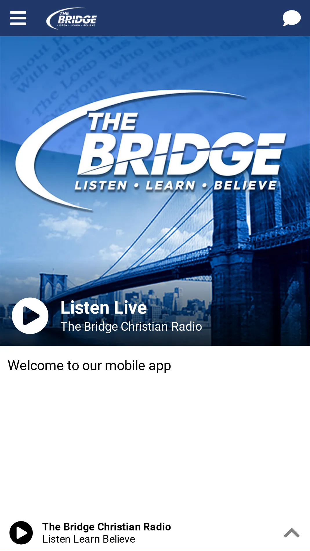 The Bridge Christian Radio | Indus Appstore | Screenshot