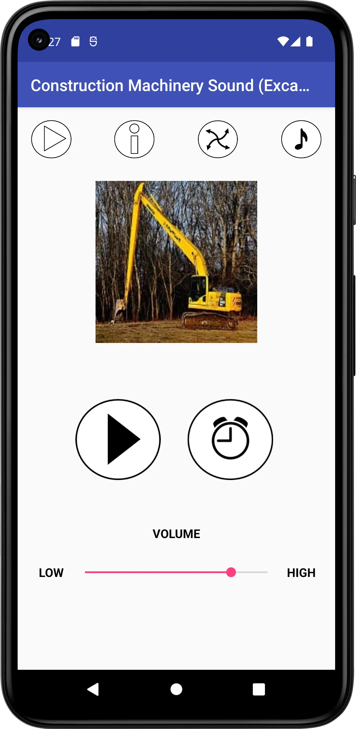 Excavator Sound | Indus Appstore | Screenshot