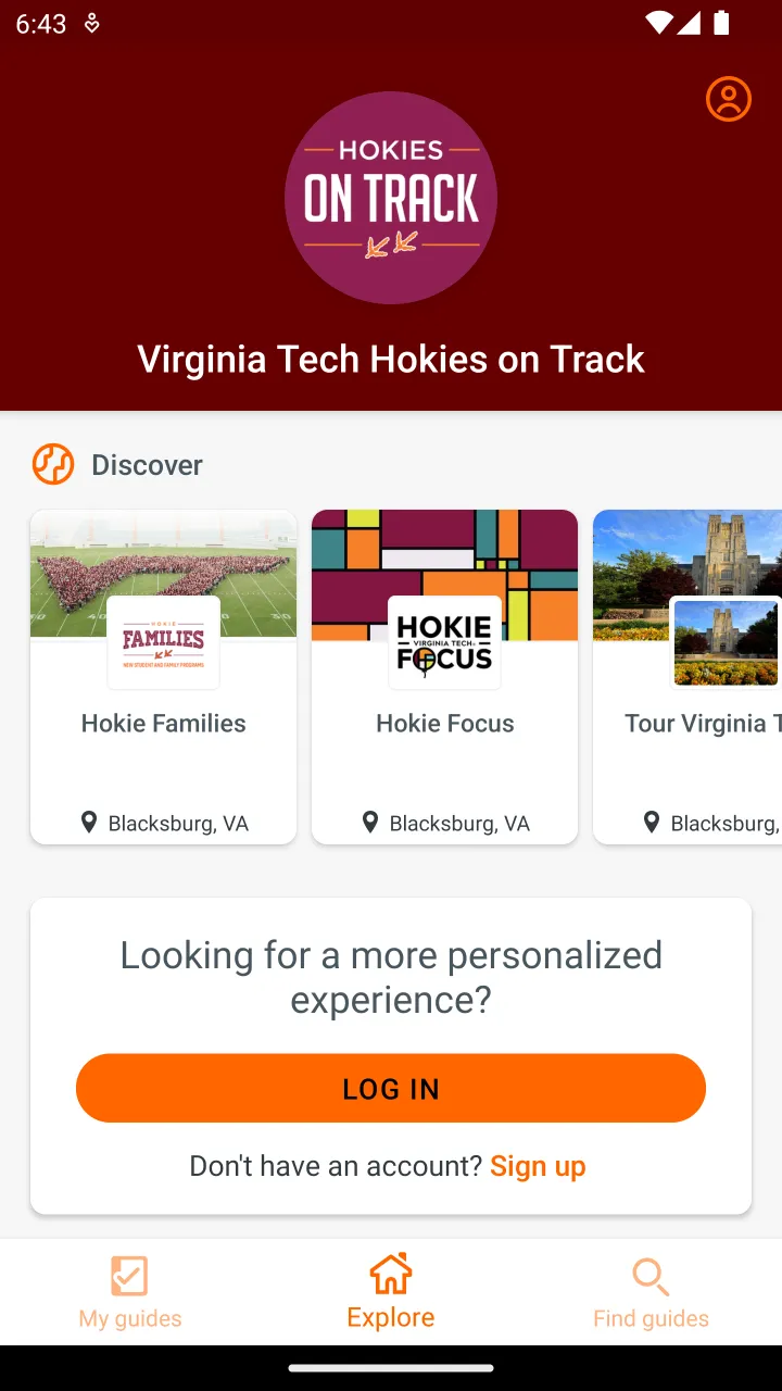 Virginia Tech Hokies on Track | Indus Appstore | Screenshot