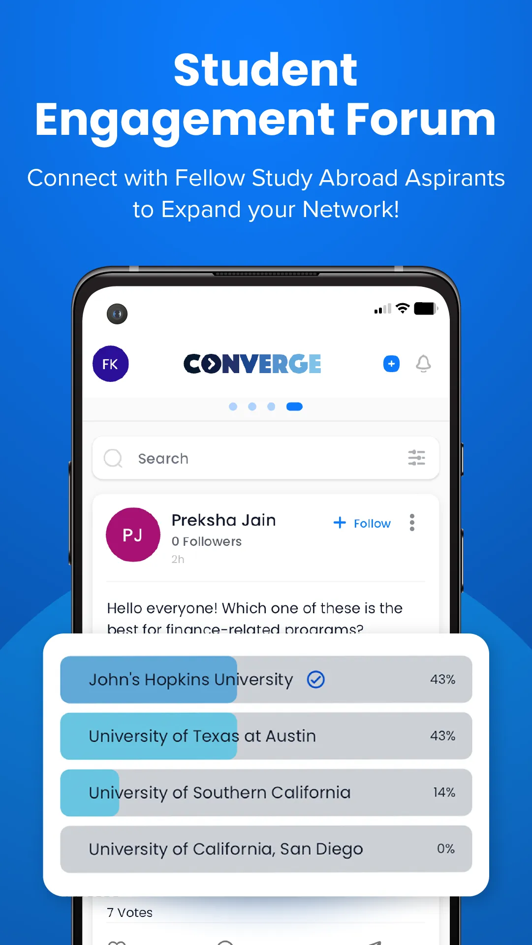 Converge Study Abroad | Indus Appstore | Screenshot