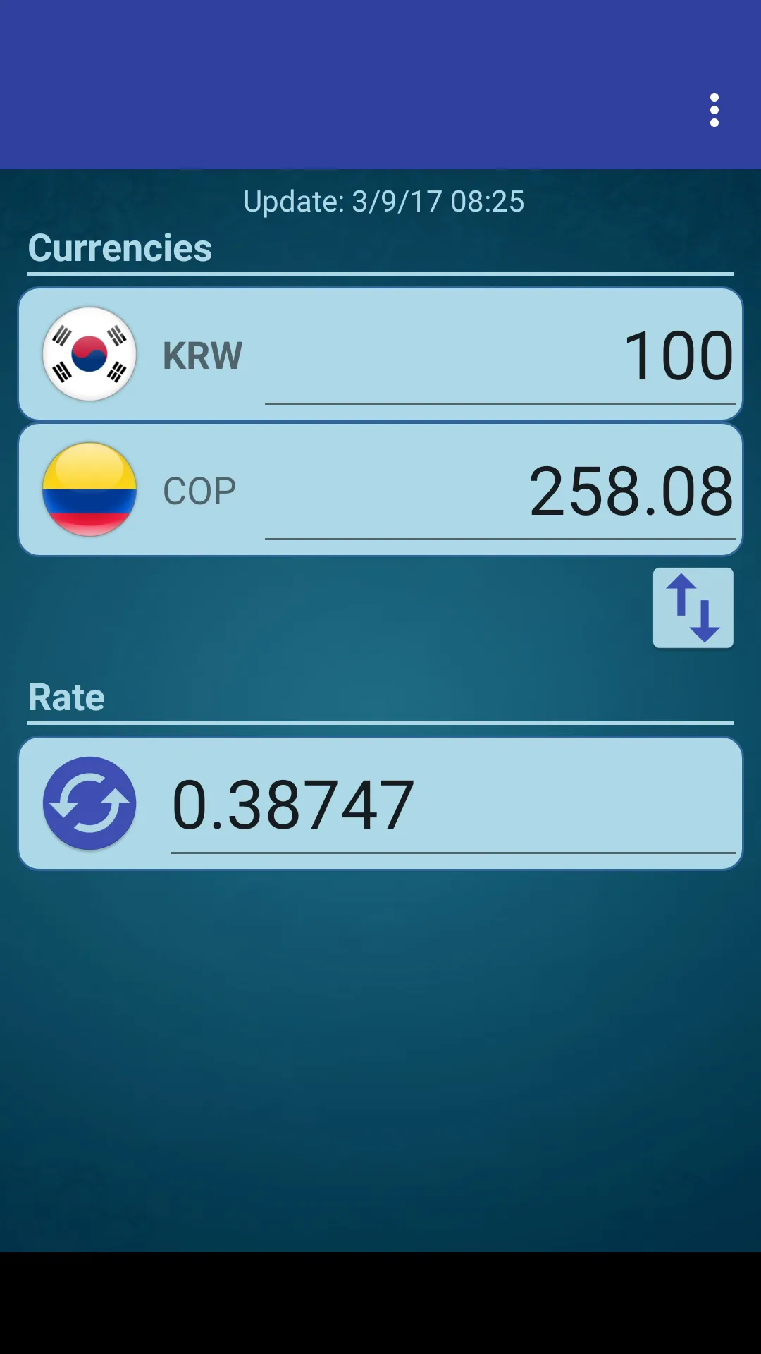 S Korea Won x Colombia Peso | Indus Appstore | Screenshot