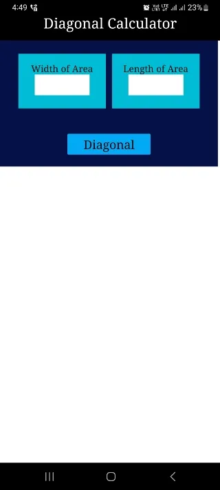 Diagonal Calculator | Indus Appstore | Screenshot