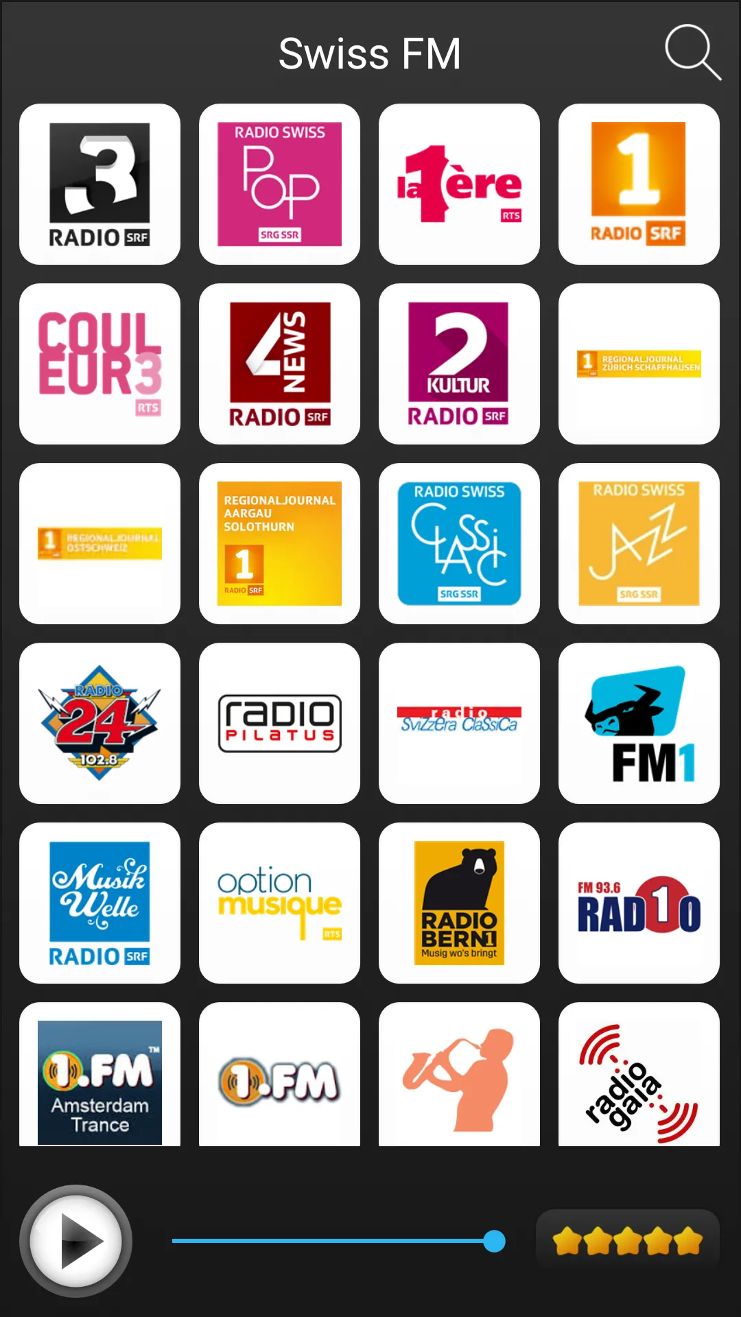 Switzerland Radio FM AM Music | Indus Appstore | Screenshot