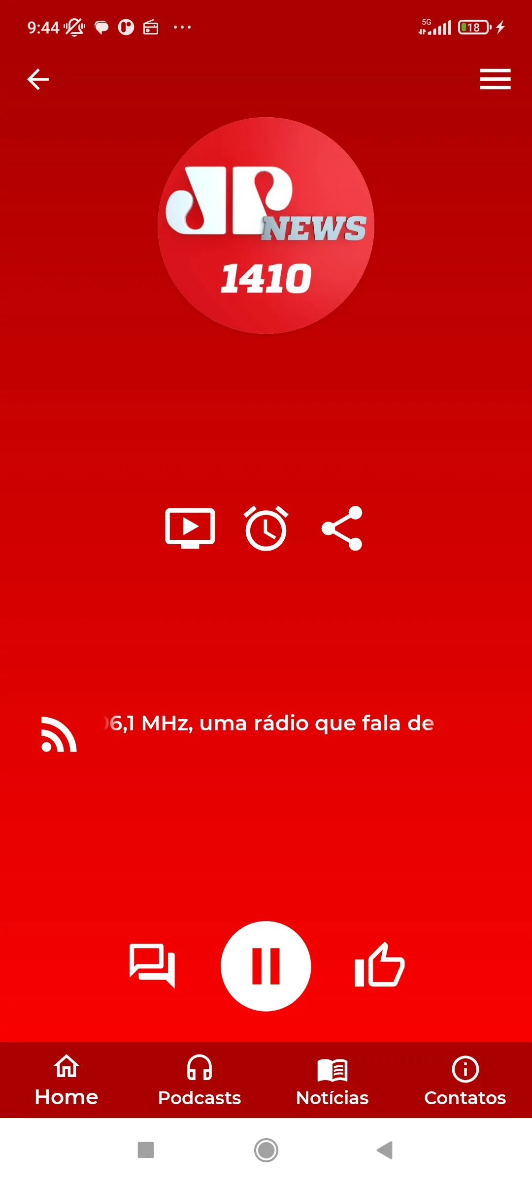 Jovem Pan News FM de Rio Claro | Indus Appstore | Screenshot