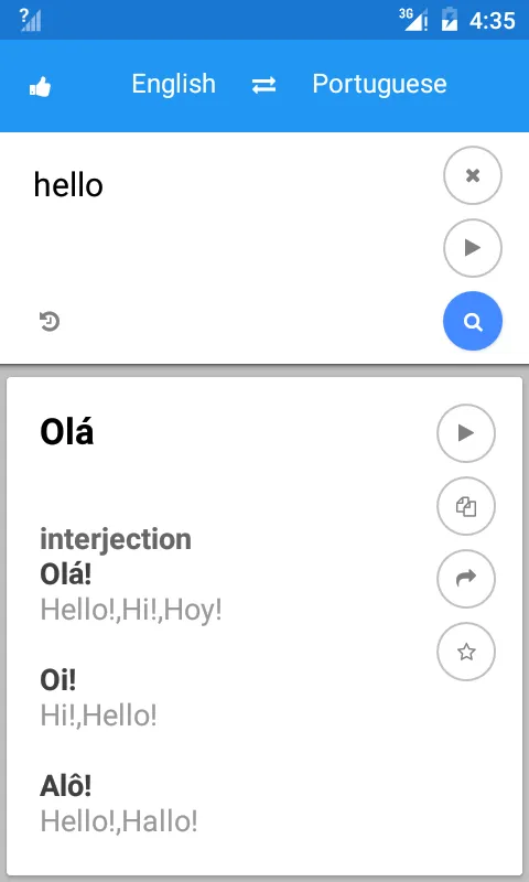 Portuguese English Translate | Indus Appstore | Screenshot