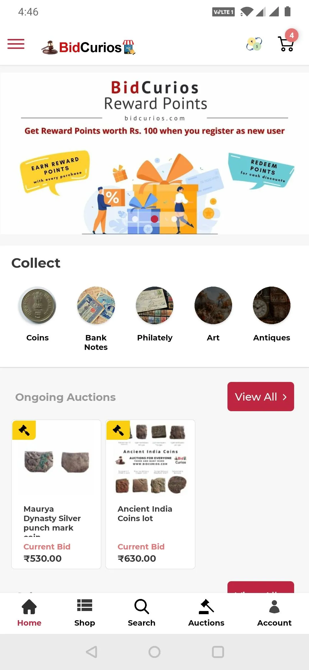 BidCurios | Indus Appstore | Screenshot