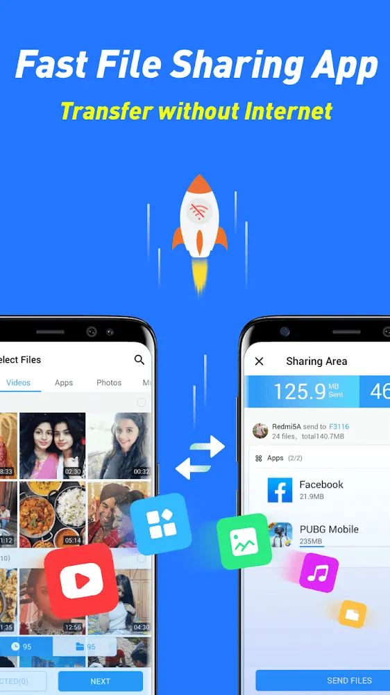 India Share: File Transfer App | Indus Appstore | Screenshot