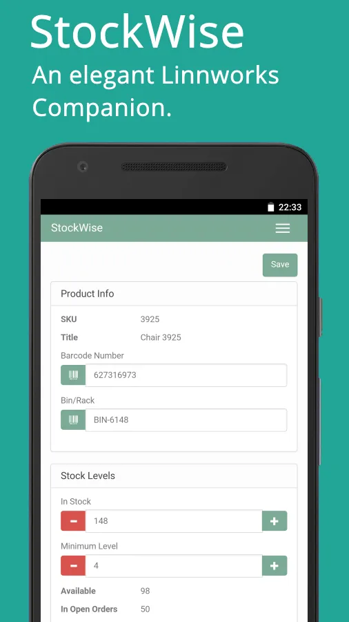 StockWise for Linnworks | Indus Appstore | Screenshot