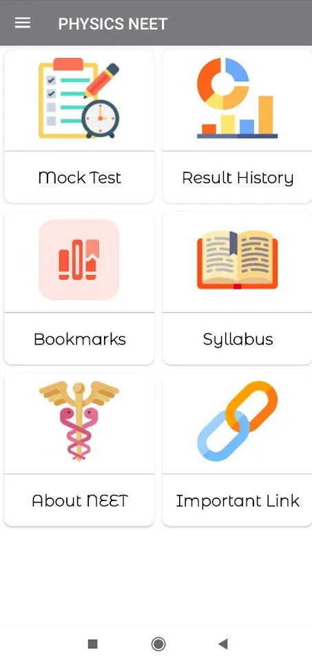 PHYSICS - NEET MCQs MOCK TEST  | Indus Appstore | Screenshot