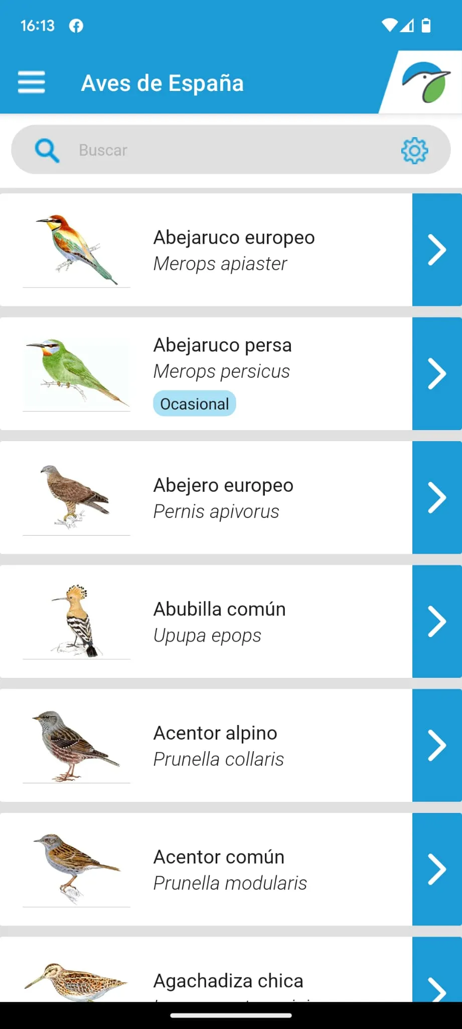 Aves de España | Indus Appstore | Screenshot