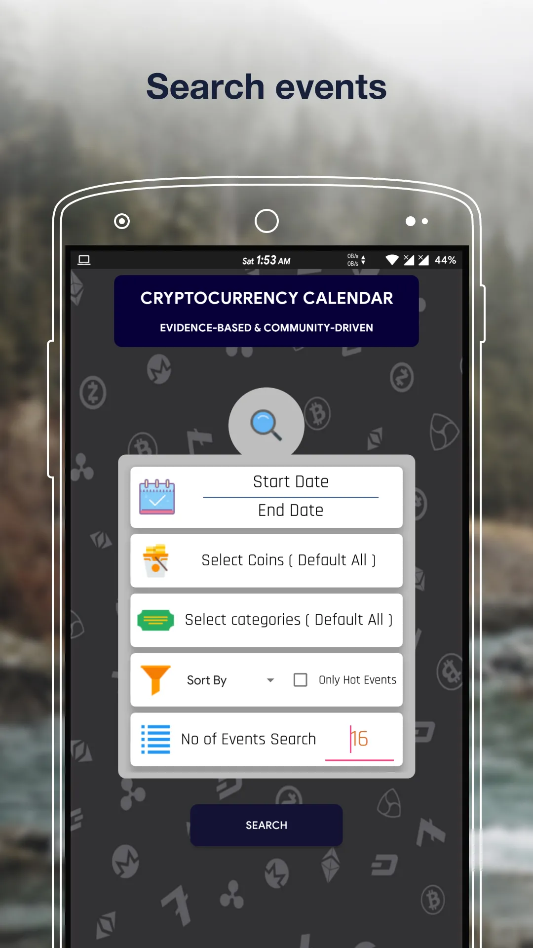 Cryptocurrency Calendar | Indus Appstore | Screenshot