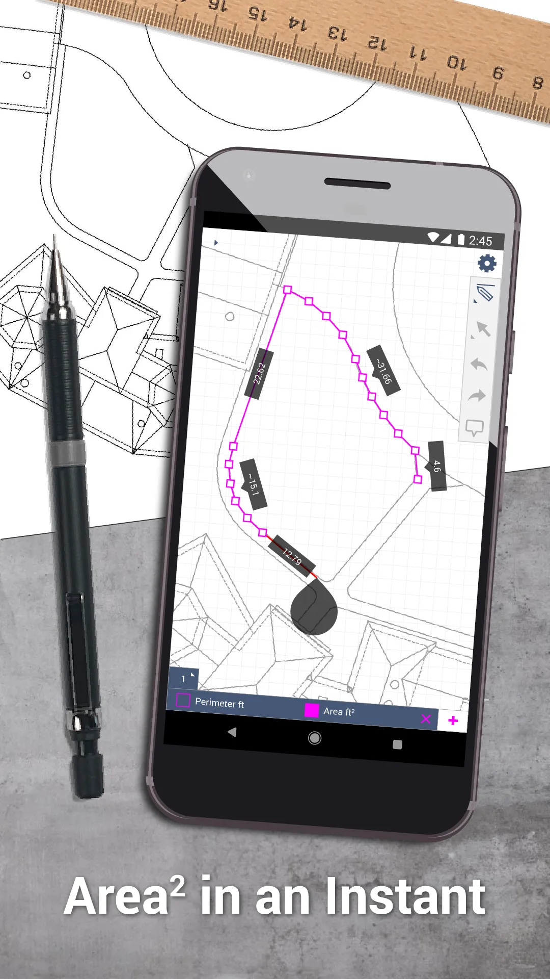 SketchAndCalc Area Calculator | Indus Appstore | Screenshot