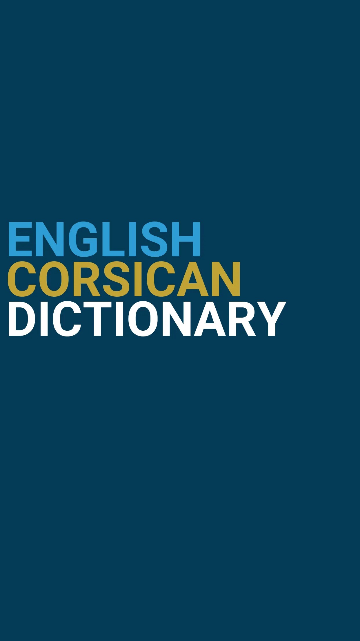 English : Corsican Dictionary | Indus Appstore | Screenshot