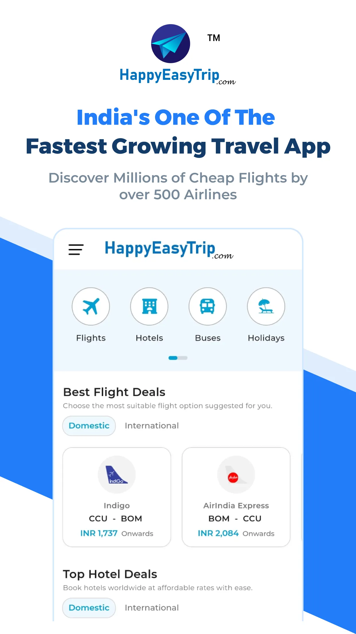 HappyEasyTrip: Flight Deals | Indus Appstore | Screenshot