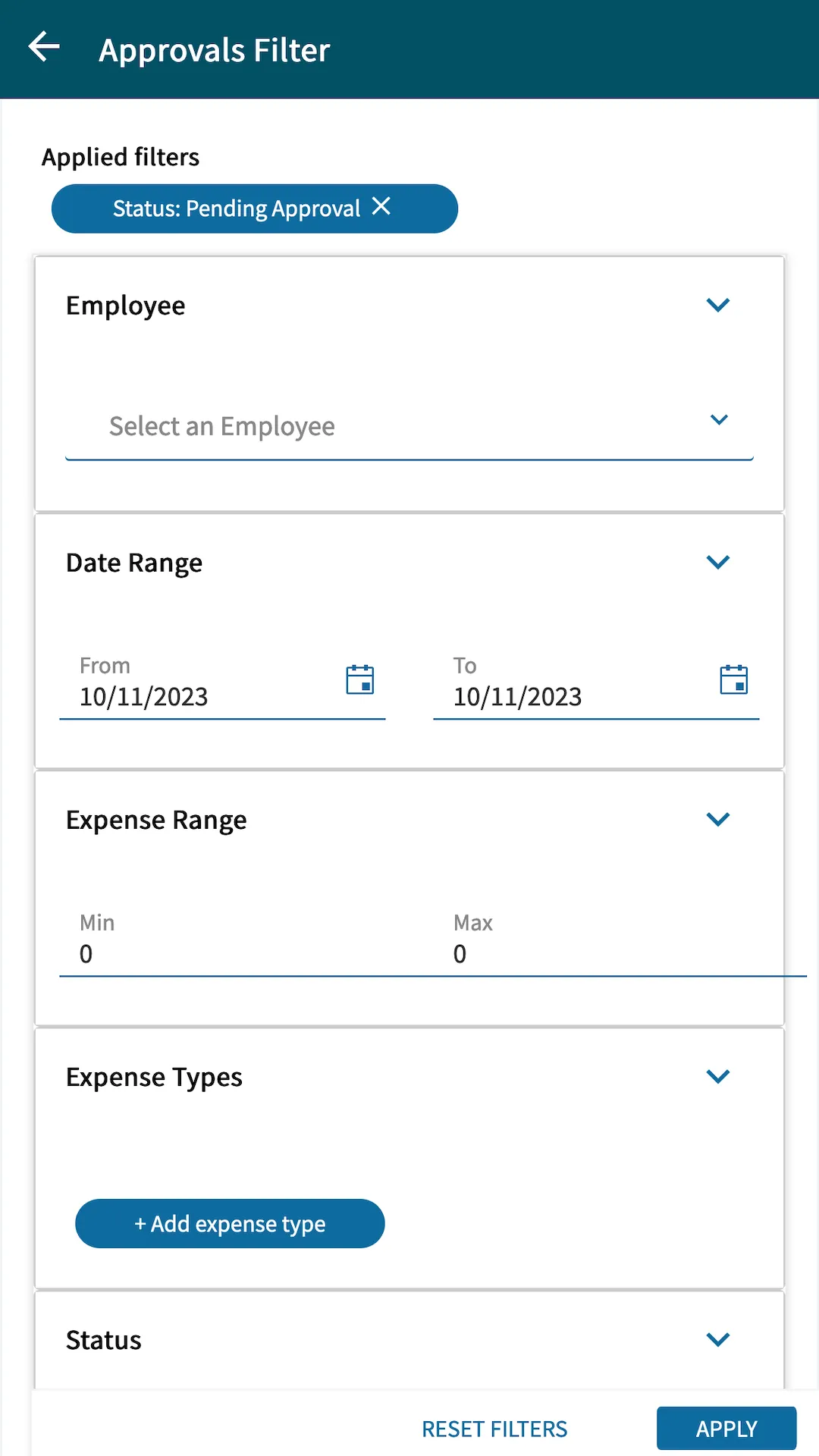 Epicor Expense Management | Indus Appstore | Screenshot