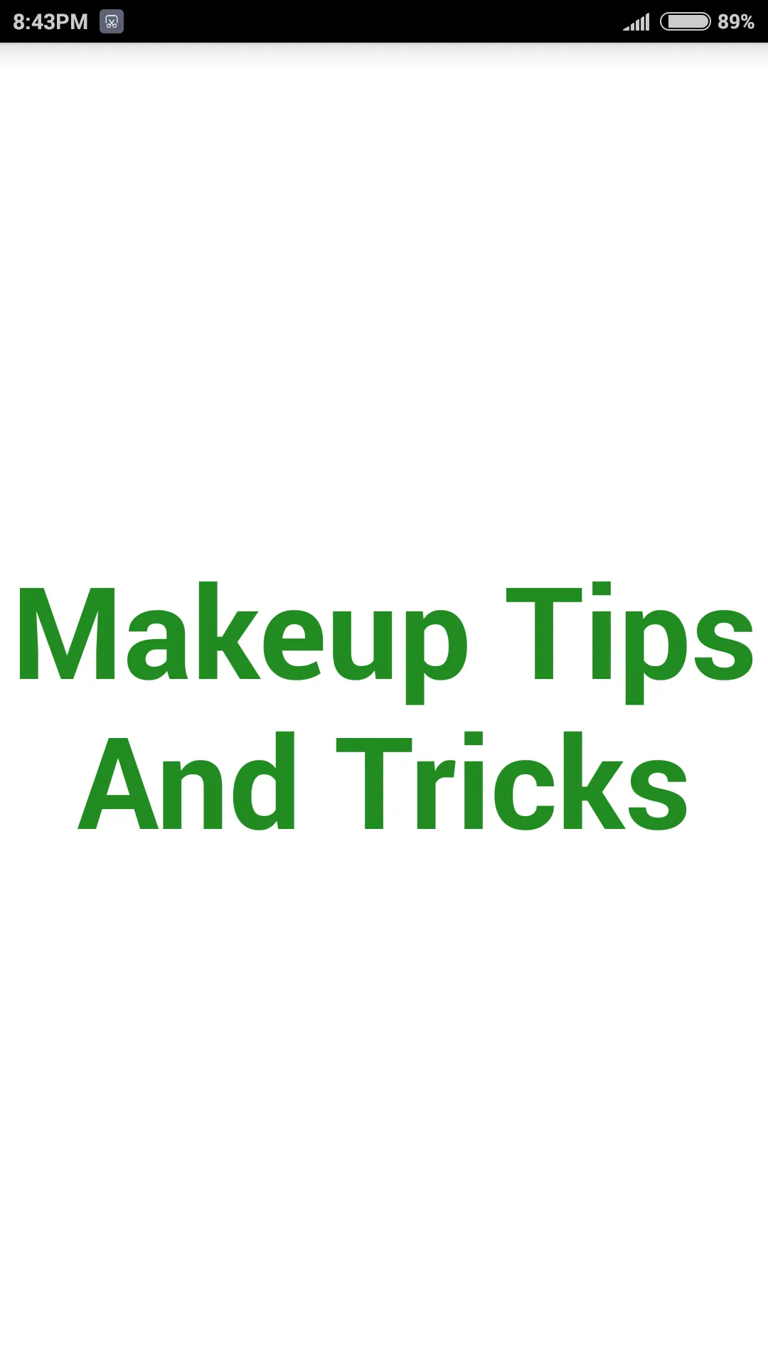 Makeup Tips And Tricks | Indus Appstore | Screenshot