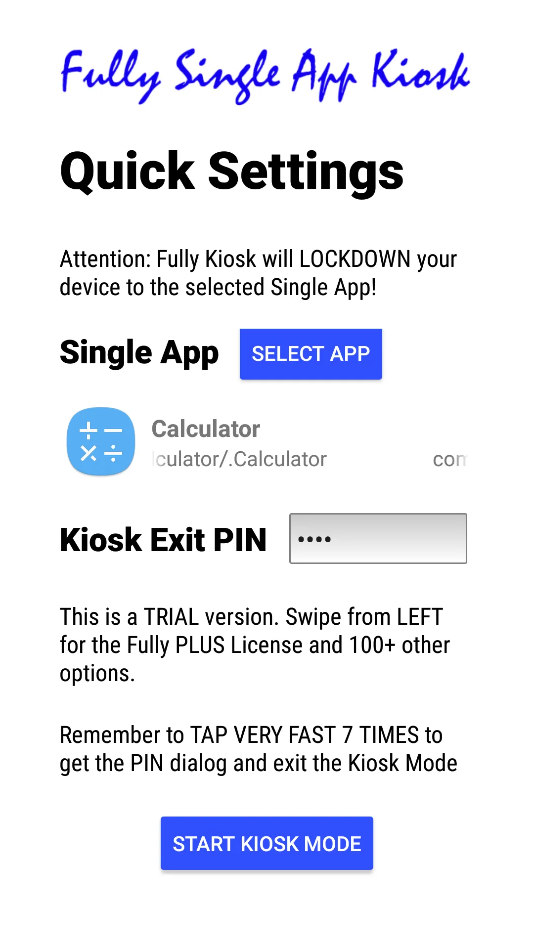 Fully Single App Kiosk | Indus Appstore | Screenshot