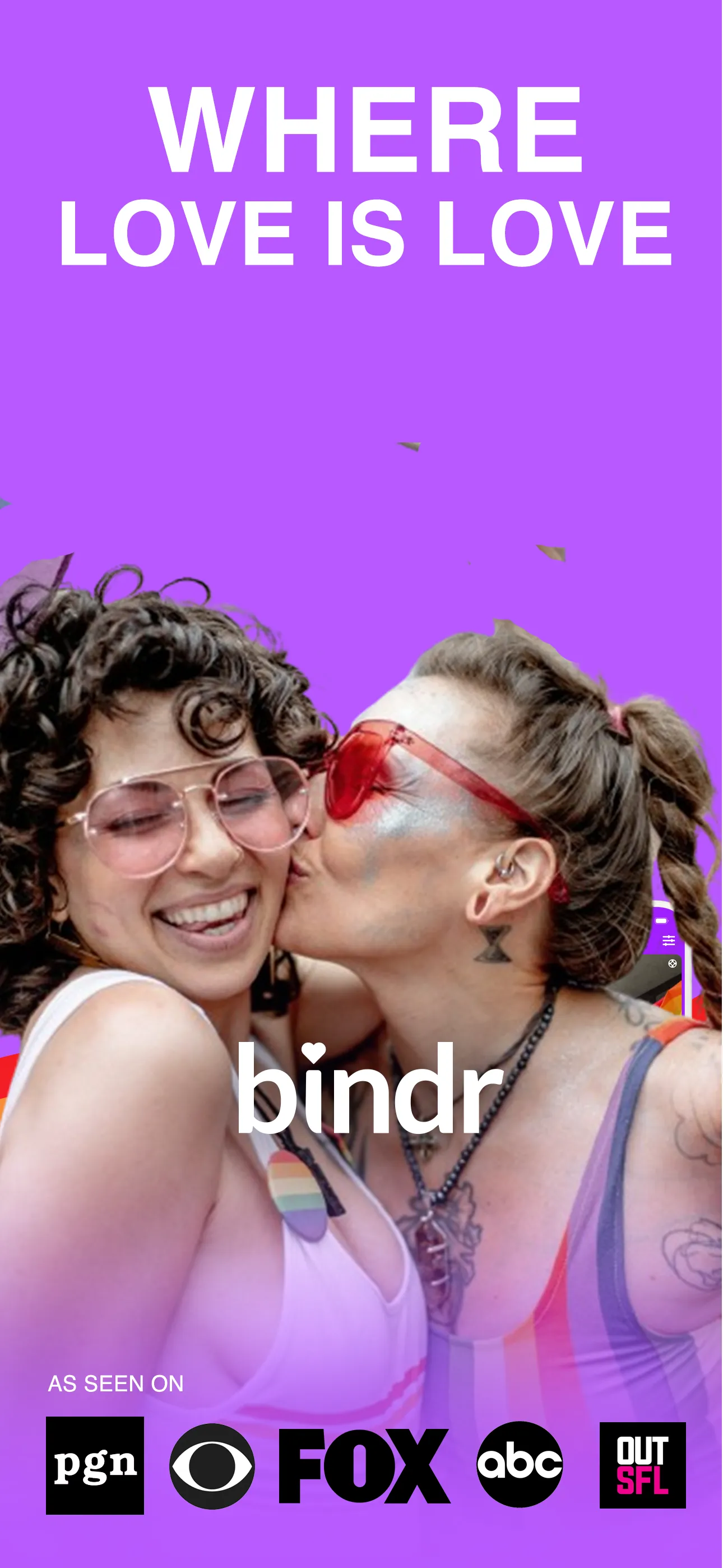 Bindr: Bisexual & LGBTQ Dating | Indus Appstore | Screenshot
