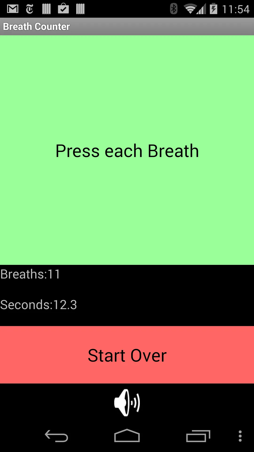 Breath Counter 3.0 | Indus Appstore | Screenshot