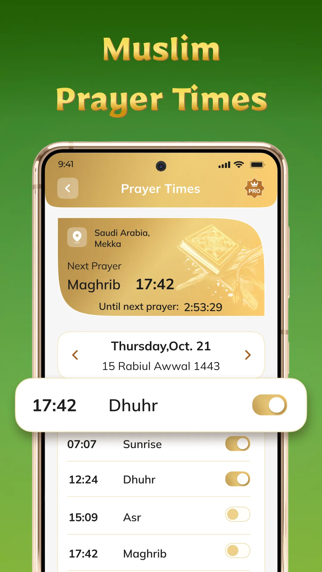 Athan & Muslim Prayer Times | Indus Appstore | Screenshot