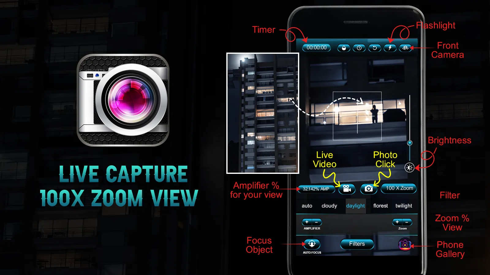 Ultra Zoom Camera 100x Zoom | Indus Appstore | Screenshot