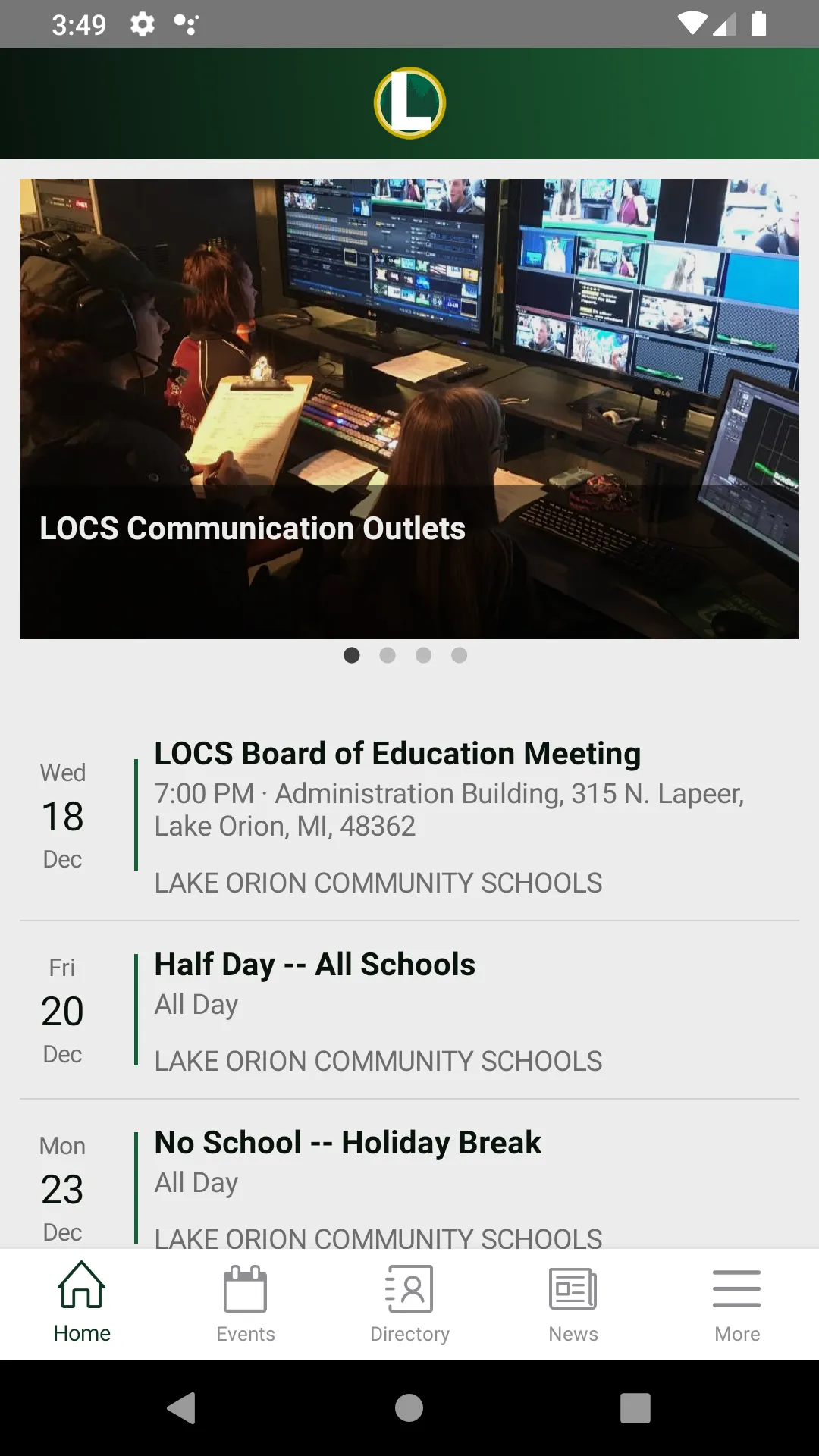 Lake Orion Community Schools | Indus Appstore | Screenshot