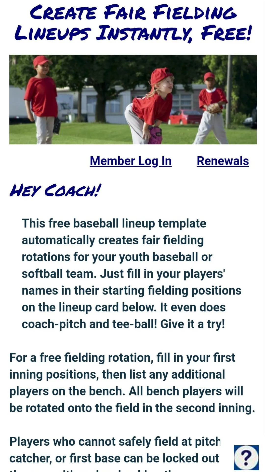 Baseball Fielding Rotation App | Indus Appstore | Screenshot