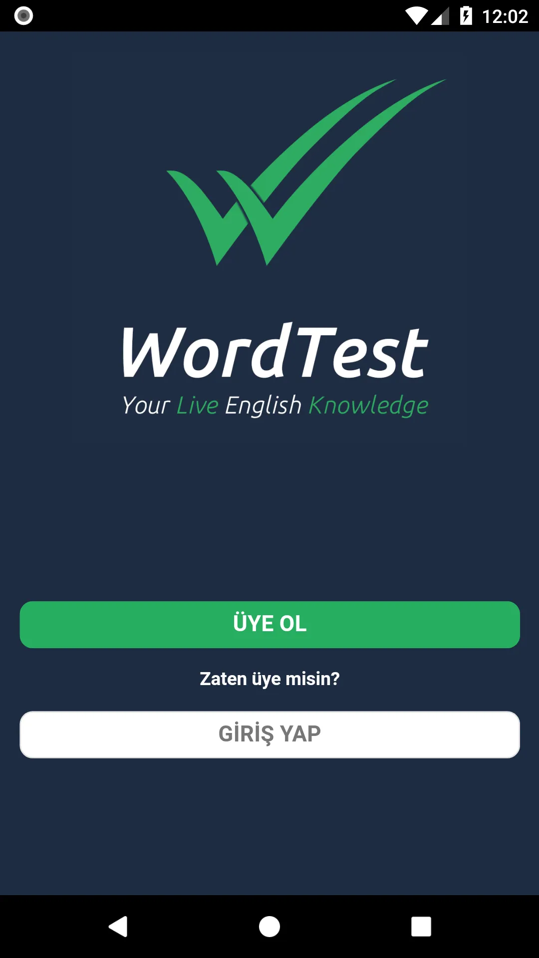 WordTest Canlı İngilizce Bilgi | Indus Appstore | Screenshot