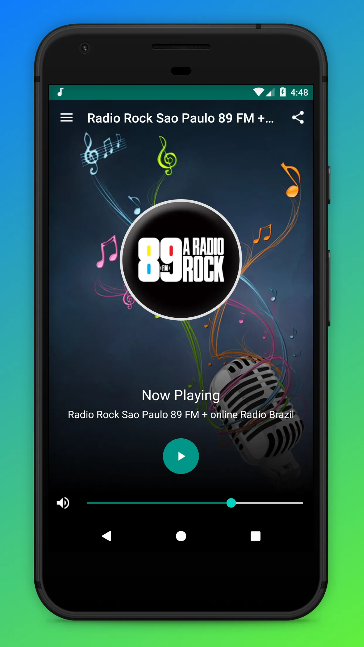 Radio Rock 89 Sao Paulo App | Indus Appstore | Screenshot