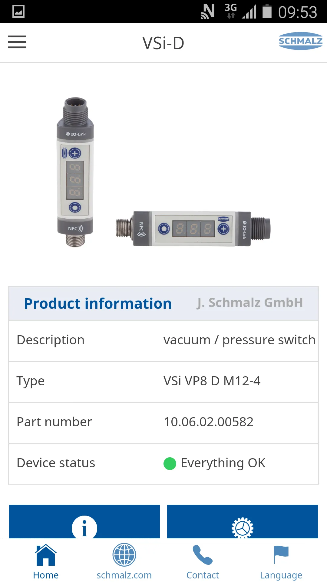 Schmalz ControlRoom | Indus Appstore | Screenshot