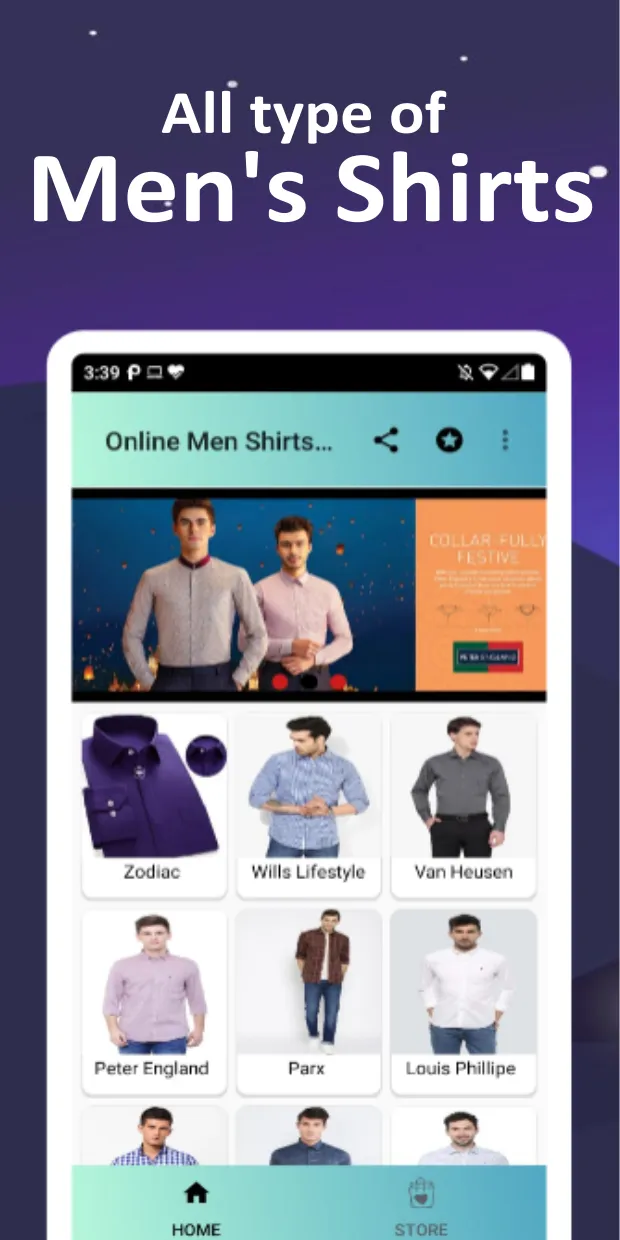 Men Shirts - Men Clothing Onli | Indus Appstore | Screenshot