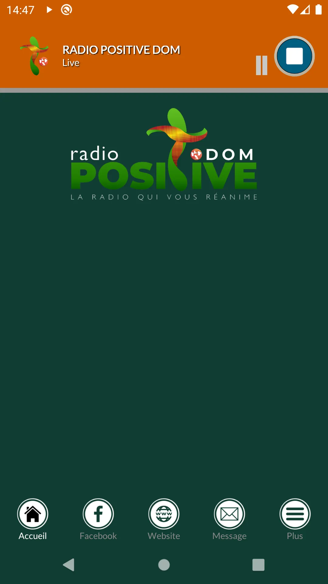 Radio Positive DOM | Indus Appstore | Screenshot